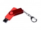 USB 2.0/micro USB/Type-С- флешка на 16 Гб 3-в-1 с поворотным механизмом, красный - 3