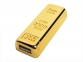 USB 2.0- флешка на 16 Гб в виде слитка золота, золотистый - 1