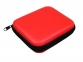 Подарочный набор USB-SET в кожанном исполнении в коробочке на 4 Гб, красный - 2