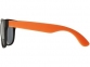 Очки солнцезащитные «Retro», черный/неоновый оранжевый, пластик - 2