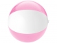 Пляжный мяч «Bondi», розовый прозрачный/белый, ПВХ - 1