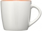 Керамическая чашка «Aztec», белый/оранжевый, керамика - 2