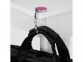 Держатель для сумки «Atlantis», серебристый/розовый, цинковый сплав, розовая вставка- кожзам - 2