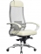 Эргономическое офисное кресло Metta SAMURAI SL-1.03 (Цвет обивки:Темно бордовый, Цвет каркаса:Серебро) - 2