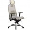 Эргономическое офисное кресло Metta SAMURAI S-3.03 (Цвет обивки:Черный, Цвет каркаса:Серебро) - 1