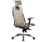 Эргономическое офисное кресло Metta SAMURAI S-3.03 (Цвет обивки:Черный, Цвет каркаса:Серебро) - 3
