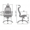 Эргономическое офисное кресло Metta SAMURAI SL-3.03 (Цвет обивки:Бежевый, Цвет каркаса:Серебро) - 4