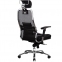 Эргономическое офисное кресло Metta SAMURAI SL-3.03 (Цвет обивки:Белый лебедь, Цвет каркаса:Серебро) - 3