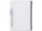 Блокнот А5 «Hyatt» с ручкой, белый, пластик - 1