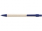 Блокнот А7 «Zuse» с ручкой, натуральный/синий, переработанная бумага - 2