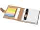 Набор стикеров «Reveal» с ручкой и блокнотом А7, светло-коричневый, картон - 1