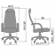 Офисное кресло Metta BK-10 (Цвет обивки:Тёмно - серый) - 2