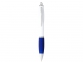 Ручка пластиковая шариковая «Nash», белый/ярко-синий/серебристый, АБС пластик - 1