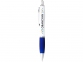 Ручка пластиковая шариковая «Nash», белый/ярко-синий/серебристый, АБС пластик - 2
