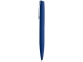 Ручка металлическая шариковая «Milos», темно-синий/серебристый, металл c покрытием "софт-тач" - 2