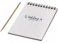 Цветной набор «Scratch»: блокнот, деревянная ручка, белый, натуральный, бумага - 2