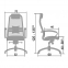 Эргономическое офисное кресло Metta SAMURAI SL-1.03 Black Plus (Цвет обивки:Черный плюс, Цвет каркаса:Серебро) - 1