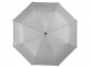 Зонт складной «Alex», серебристый/черный, полиэстер/металл/пластик - 2