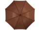 Зонт-трость «Yfke», коричневый/черный, полиэстер/металл/ЕВА - 2