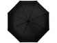 Зонт складной «Wali», черный, полиэстер/металл/стекловолокно/прорезиненный пластик - 6