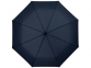 Зонт складной «Wali», темно-синий, полиэстер/металл/стекловолокно/прорезиненный пластик - 6