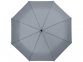 Зонт складной «Wali», серый, полиэстер, металл, стекловолокно, прорезиненный пластик - 3