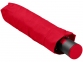Зонт складной «Wali», красный, полиэстер, металл, стекловолокно, прорезиненный пластик - 1
