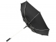 Зонт-трость «Spark», черный/белый, полиэстер, стекловолокно, пластик - 1