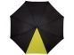 Зонт-трость «Lucy», черный/неоново-зеленый, полиэстер, металл, ЭВА - 2