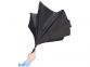 Зонт-трость «Lima» с обратным сложением, черный, полиэстер, металл, пластик - 2