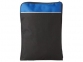 Конференц сумка для документов «Miami», черный/ярко-синий/белый, полиэстер - 1
