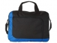 Конференц сумка для документов, черный/ярко-синий, полиэстер - 1