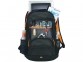 Рюкзак «Ibira» для ноутбука 15,6", черный/оранжевый, полиэстер - 2