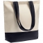Холщовая сумка Shopaholic, темно-синяя - 3