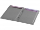 Бумажник «Adventurer» с защитой от RFID считывания, серый/черный, полиэстер 300D - 4