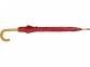 Зонт-трость «Радуга», красный, купол- полиэстер, стержень и ручка- дерево, спицы- металл - 3