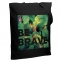 Холщовая сумка «Будь храбрым!», черная - 2