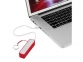 Портативное зарядное устройство «Jive», 2000 mAh, красный/белый, АБС пластик - 1