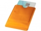 Бумажник для карт с RFID-чипом для смартфона, оранжевый, алюминиевая фольга - 2