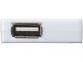 USB Hub на 4 порта «Brick», белый, АБС пластик - 2