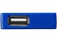 USB Hub на 4 порта «Brick», ярко-синий, АБС пластик - 2