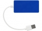 USB Hub на 4 порта «Brick», ярко-синий, АБС пластик - 4