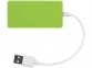 USB Hub на 4 порта «Brick», лайм, АБС пластик - 1