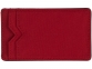 Бумажник RFID с двумя отделениями, красный, полиэстер - 3