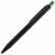 Ручка шариковая Chromatic, черная с зеленым - 2