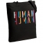 Холщовая сумка Human, черная - 2
