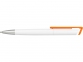 Ручка-подставка «Кипер», белый/оранжевый/серебристый, пластик - 4