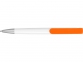 Ручка-подставка «Кипер», белый/оранжевый/серебристый, пластик - 5
