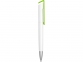 Ручка-подставка «Кипер», белый/зеленое яблоко/серебристый, пластик - 2