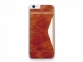 Кошелек-накладка на iPhone 6/6s, коричневый, натуральная кожа - 1